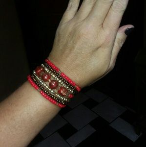 Handmade beaded bracelet